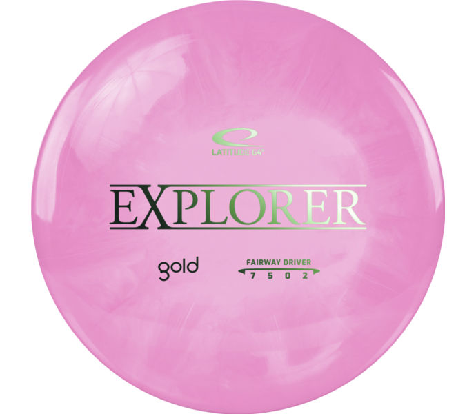 Explorer Gold Fairway Driver disc Pink Herr 175