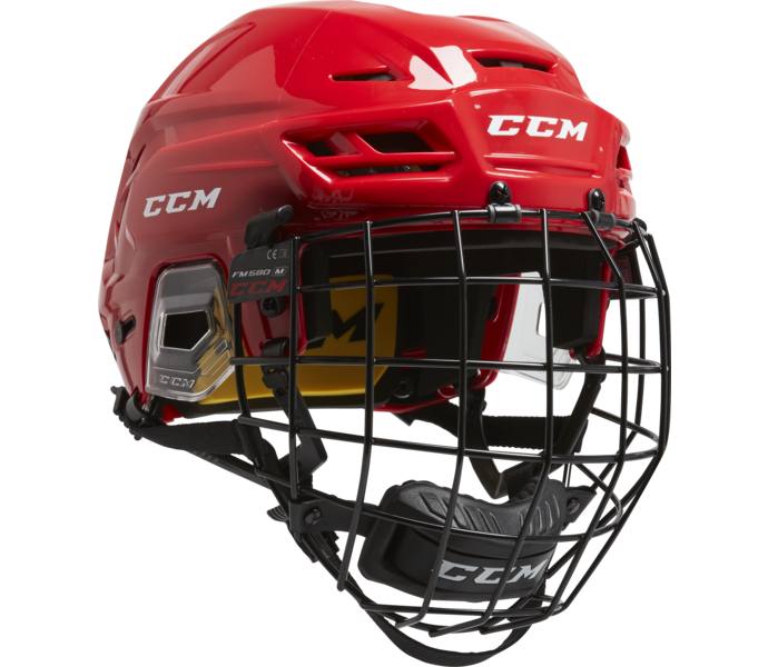 CCM Hockey HTC Tacks 210 hockeyhjälm Röd