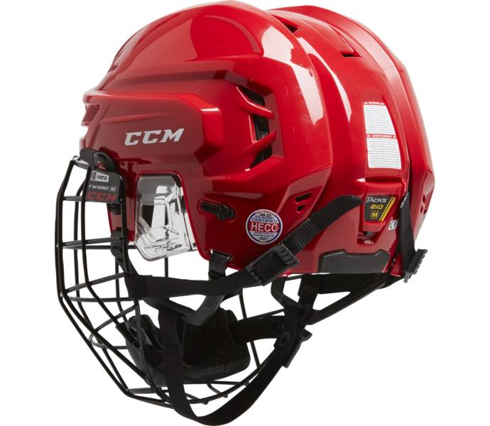 CCM Hockey HTC Tacks 210 hockeyhjälm Röd