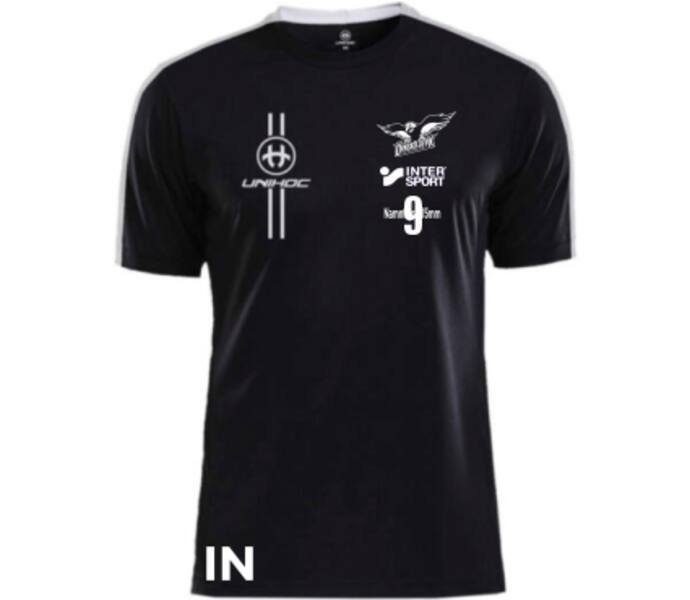 Unihoc Arrow Jr T-shirt Svart