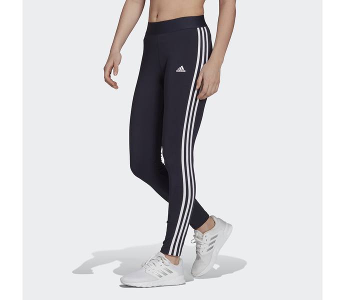 Adidas Womens Linear Leggings Black/White Small 