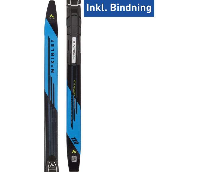 McKinley Active Grip JR + Prolink Access längdskidor Blå
