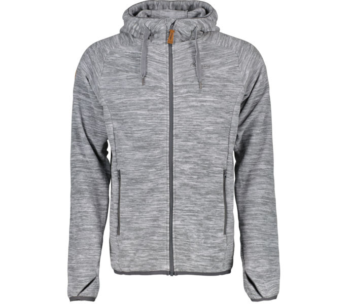 Hareid M fleecejacka Aluminium Melange Herr L
