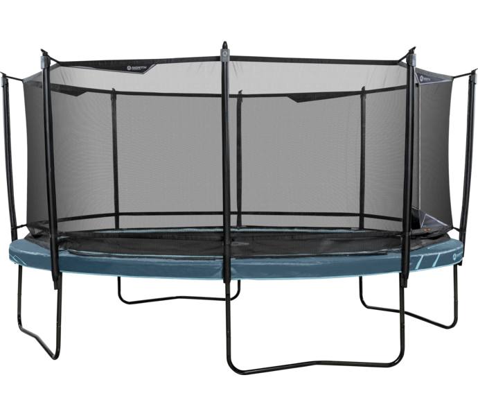 North Trampoline Legend Oval 500 + Safety Net trampolinpaket Blå