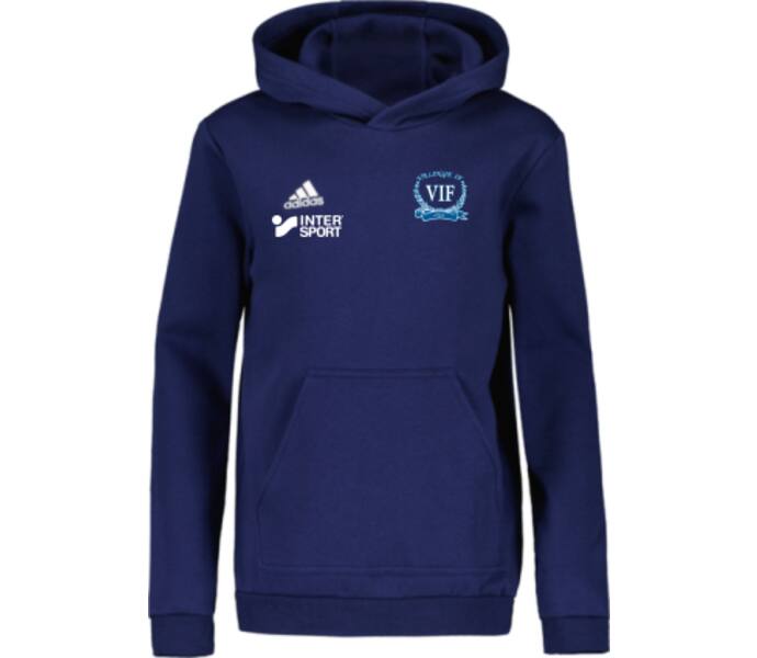 adidas Entrada22 Jr Hoody Blå