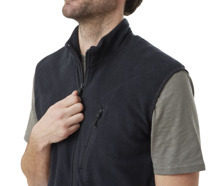 McKinley Recycle PES Fleece M väst Svart