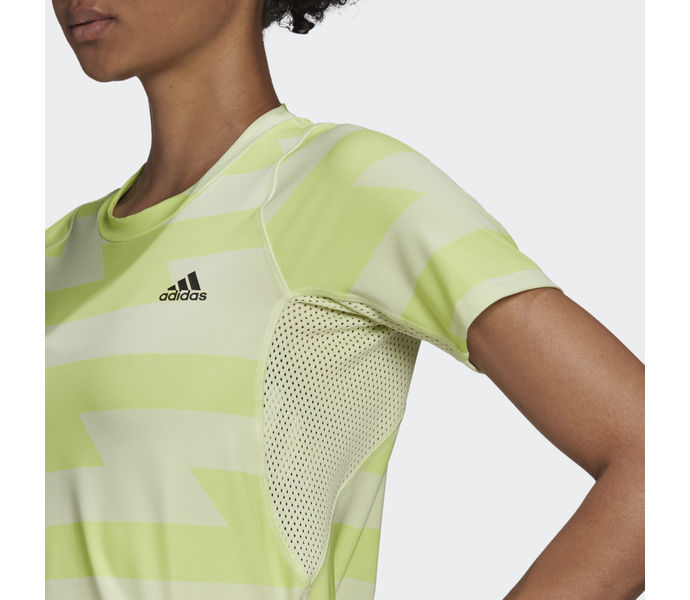 adidas Fast Allover Print W träningst-shirt Grön