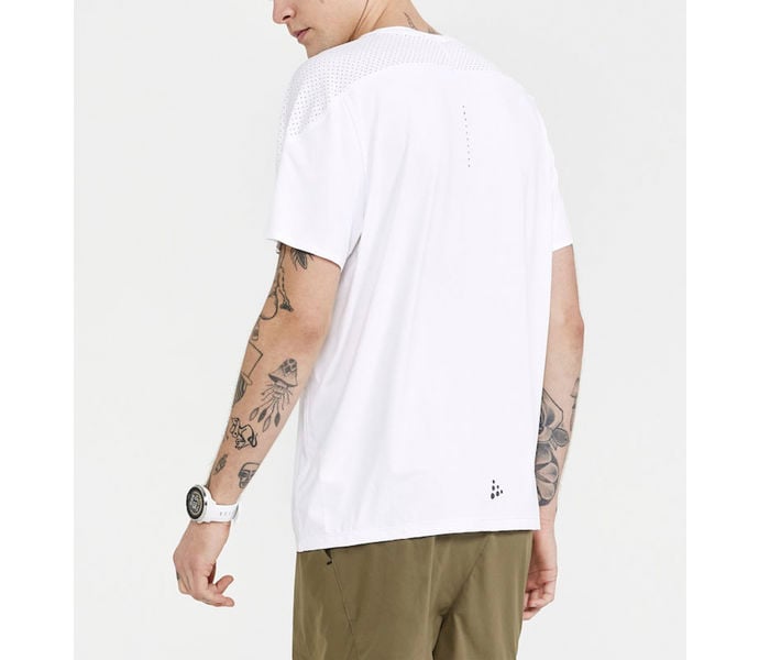 Craft PRO CHARGE SS TECH TEE LÖPARTSHIRT Vit