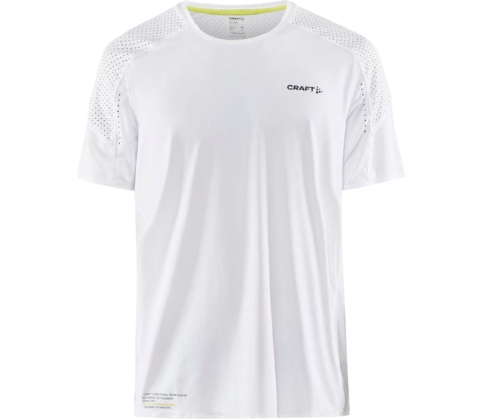 Craft PRO CHARGE SS TECH TEE LÖPARTSHIRT Vit