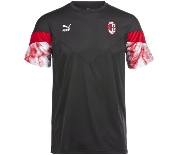 AC Milan Iconic MCS M tr?ningst-shirt Puma Black-Tango Red Herr L
