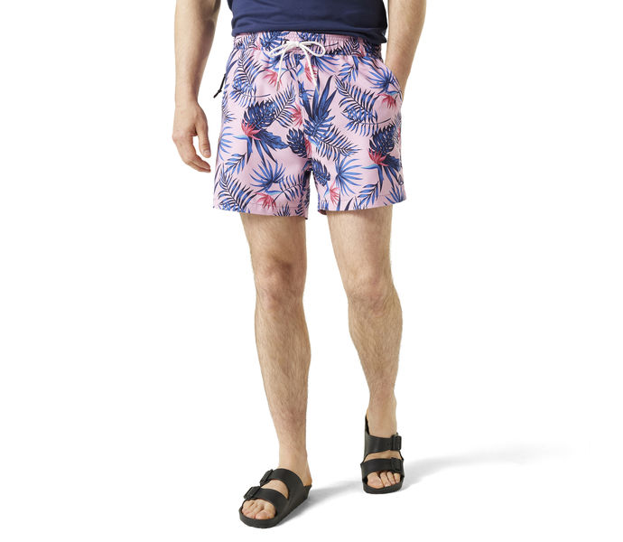 Beach M badshorts  PINK AOP Herr XS