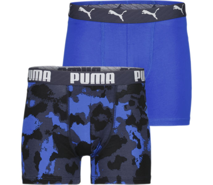 Puma Camo Boxer JR 2-pack kalsonger Blå