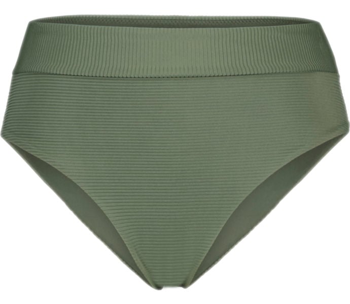 Ribbed High Waist bikiniunderdel DK KHAKI Dam 46