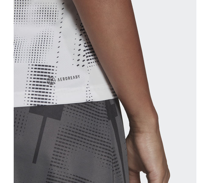 adidas Club Tennis Graphic träningslinne Vit