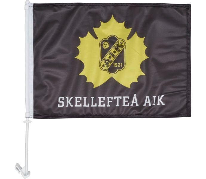 Skellefteå AIK Bilflagga Svart