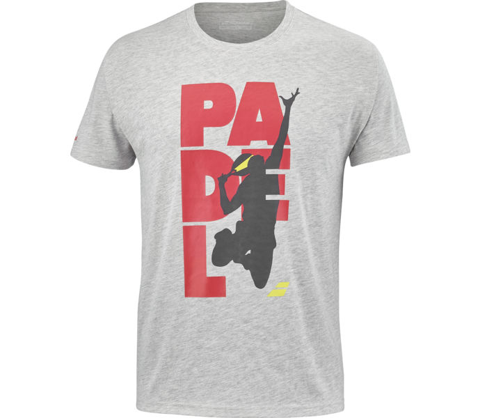 Padel tr?ningst-shirt gr? Herr XL