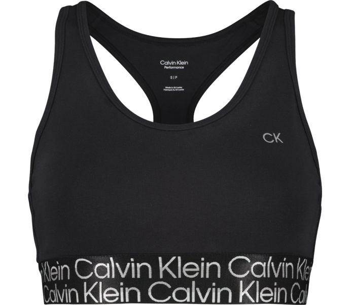 Calvin Klein PW Low B sport-BH Svart