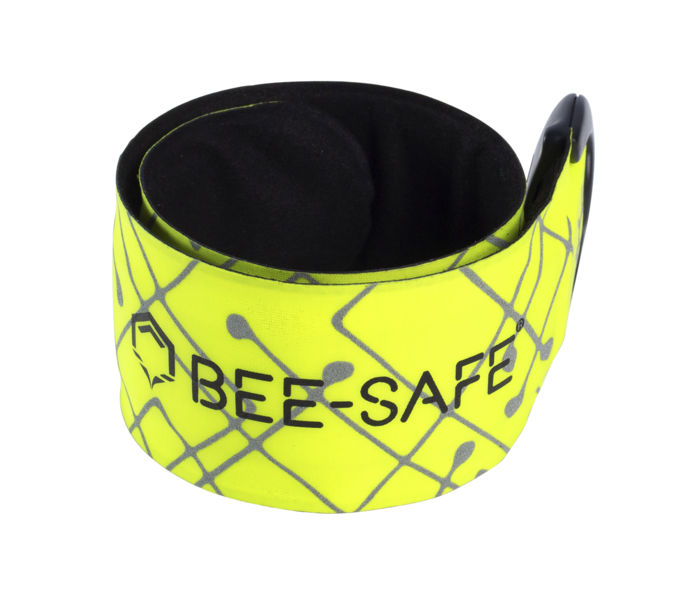 BEE-SAFE Led Click Band USB Reflexband Gul