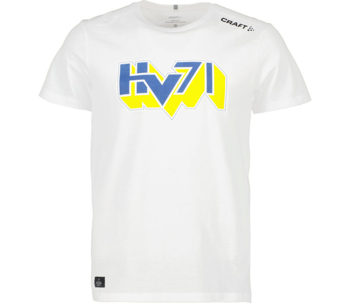 HV71 Logo M T-shirt Vit