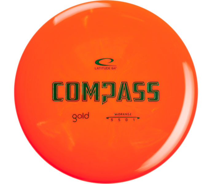 Latitude 64 Gold Compass Midrange disc Orange