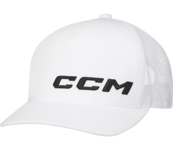 CCM Hockey Monochrome Meshback keps Vit