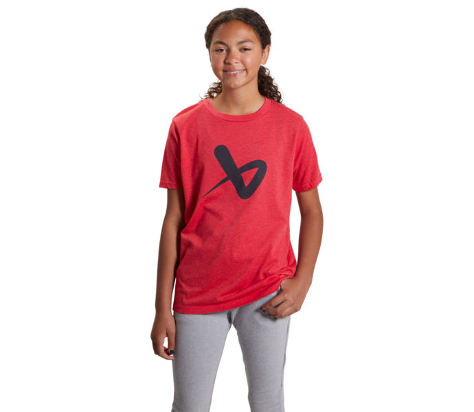 Bauer Hockey Core B Crew YTH t-shirt Röd