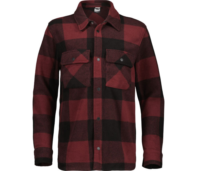 McKinley Wood Fleece JR skjorta Röd