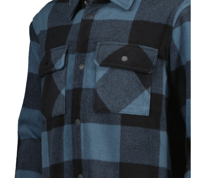 McKinley Wood Fleece JR skjorta Blå
