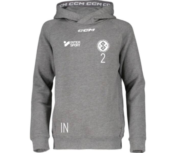 CCM Hockey Pollover YT Hoodie Grå