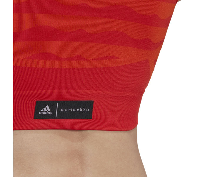 adidas Marimekko Light-Support Aeroknit sport-BH Orange
