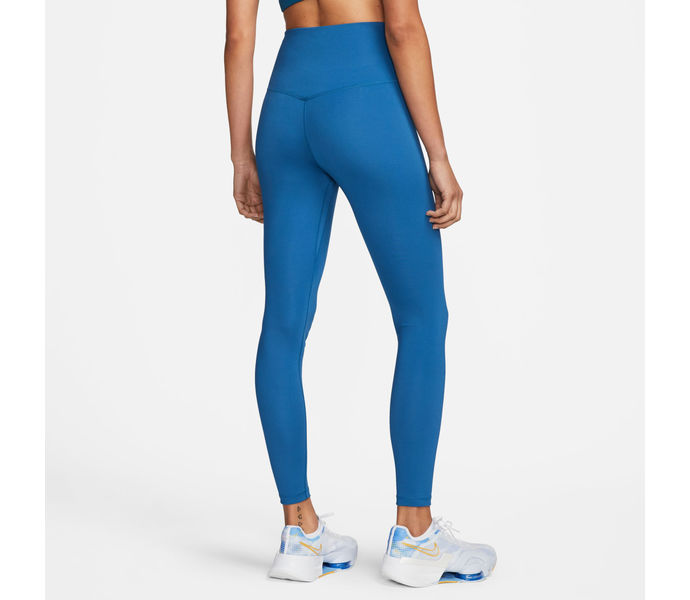 Nike Dri-FIT One High Waist träningstights Blå