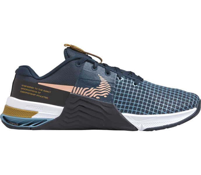 Metcon 8 M tr?ningsskor ARMORY NAVY/ARCTIC ORANGE-OBSIDIAN Herr 12