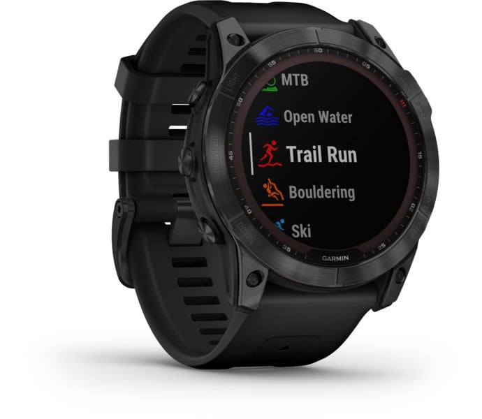 Garmin Fenix 7X Sapphire Solar träningsklocka Svart