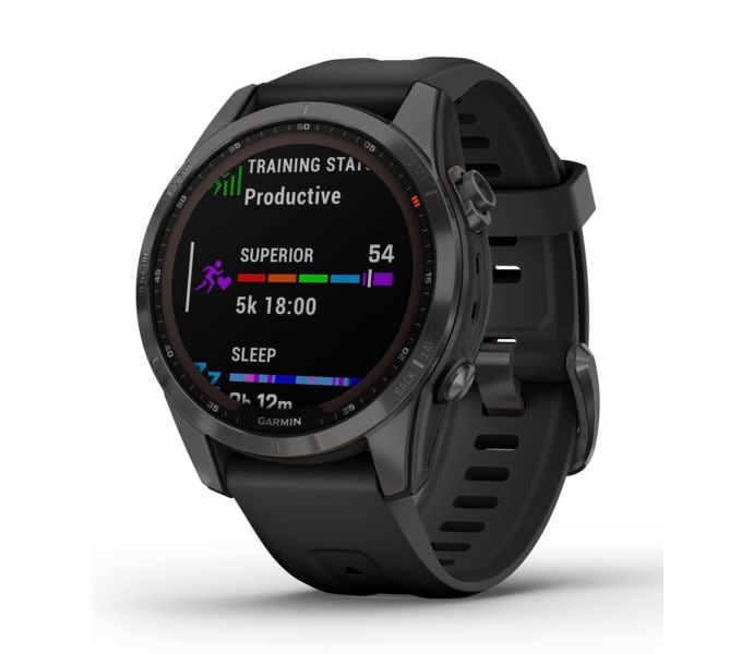 Garmin Fenix 7S Sapphire Solar träningsklocka Grå