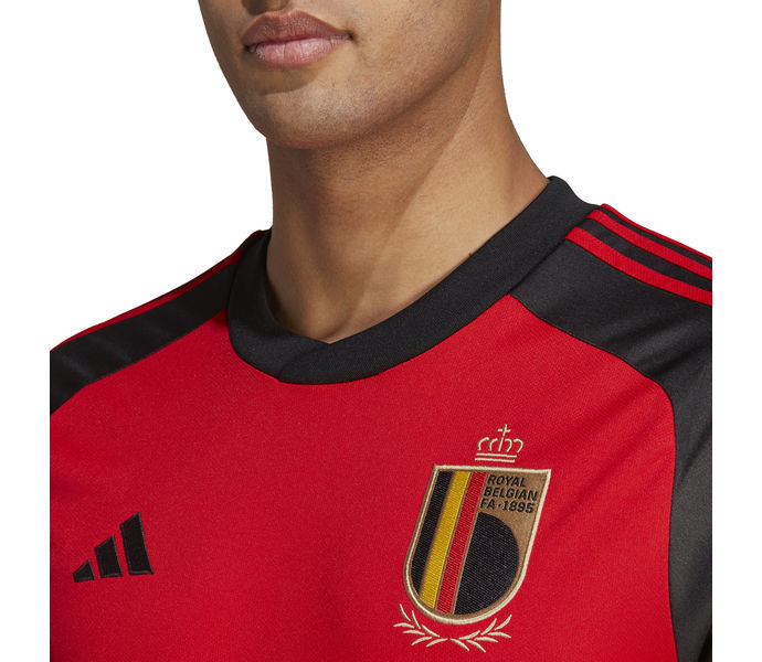 adidas Belgien 22 Home M Matchtröja Röd
