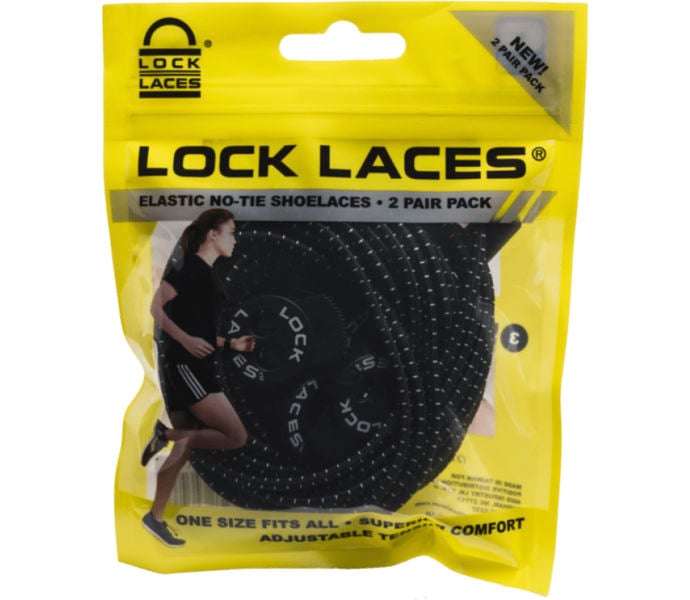 LockLaces Lock Laces 2 pack Svart