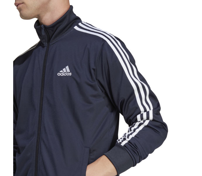 adidas Basic 3-Stripes Tricot M träningsoverall Blå