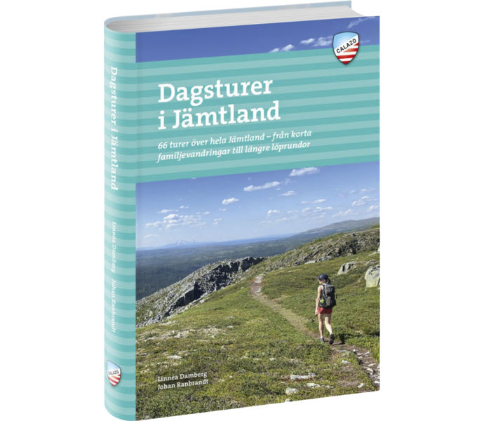 Calazo Dagsturer i Jämtland guidebok Flerfärgad