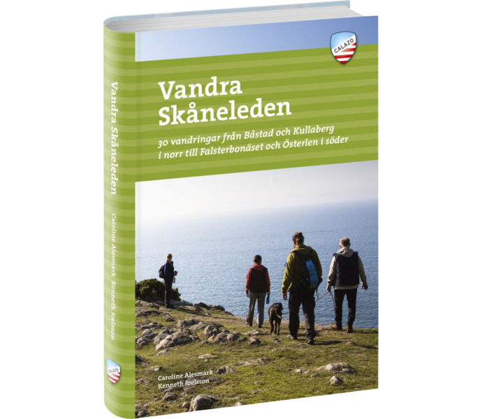 Calazo Vandra Skåneleden 4:e uppl guidebok Flerfärgad