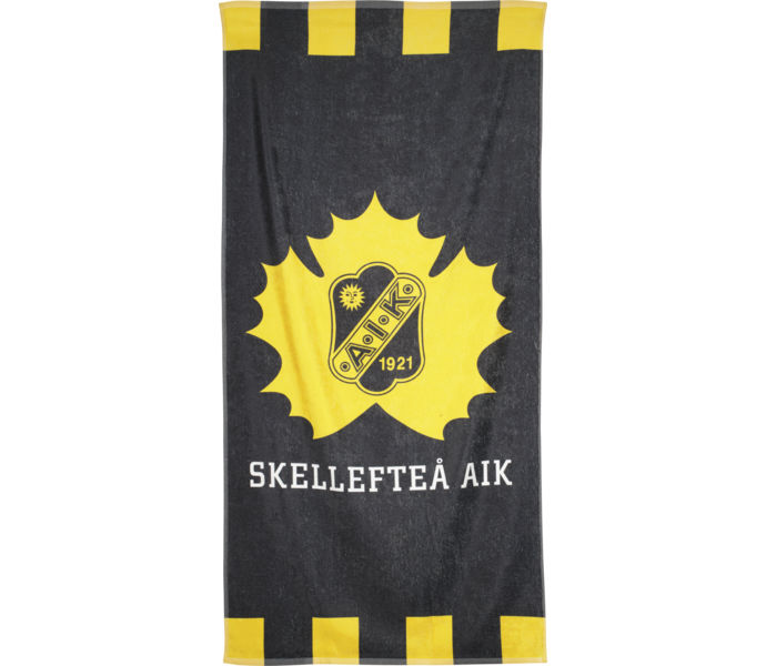 Skellefteå AIK Stor logo Handduk Svart