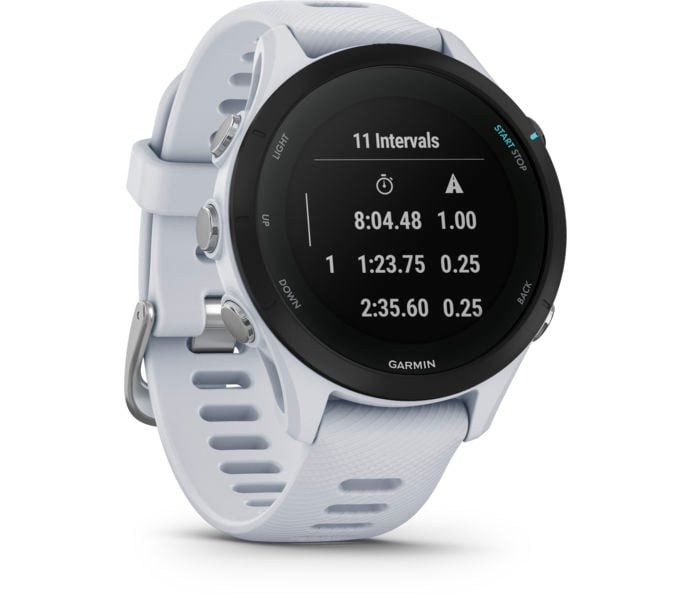 Garmin Forerunner 255S Music löparklocka Vit