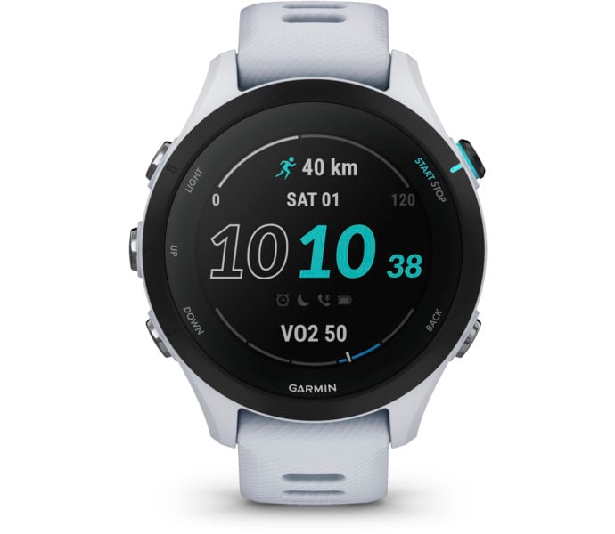 Garmin Forerunner 255S Music löparklocka Vit