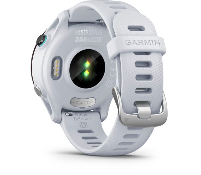 Garmin Forerunner 255S Music löparklocka Vit