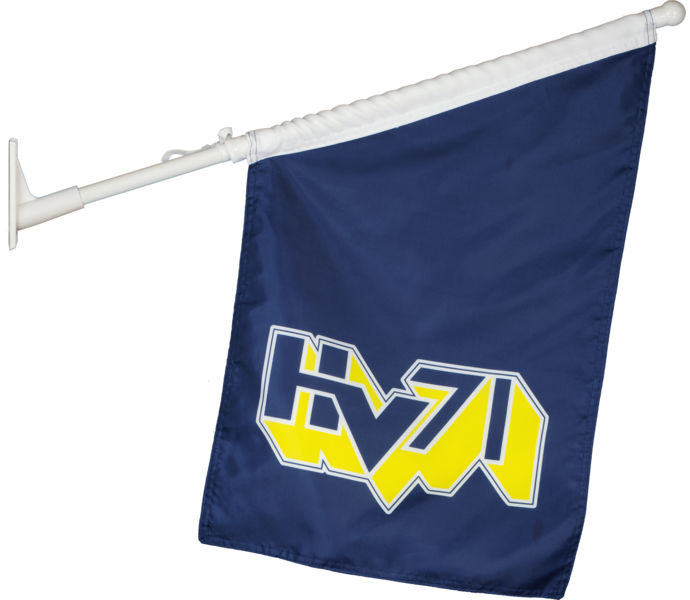 HV71 Fasadflagga 50x70cm Blå