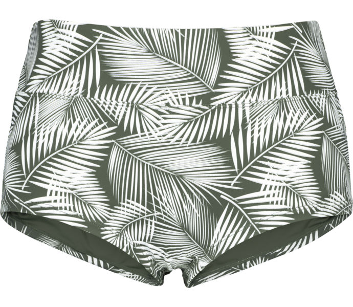 Fiji High Waist Boxer bikiniunderdel DK KHAKI AOP Dam 42