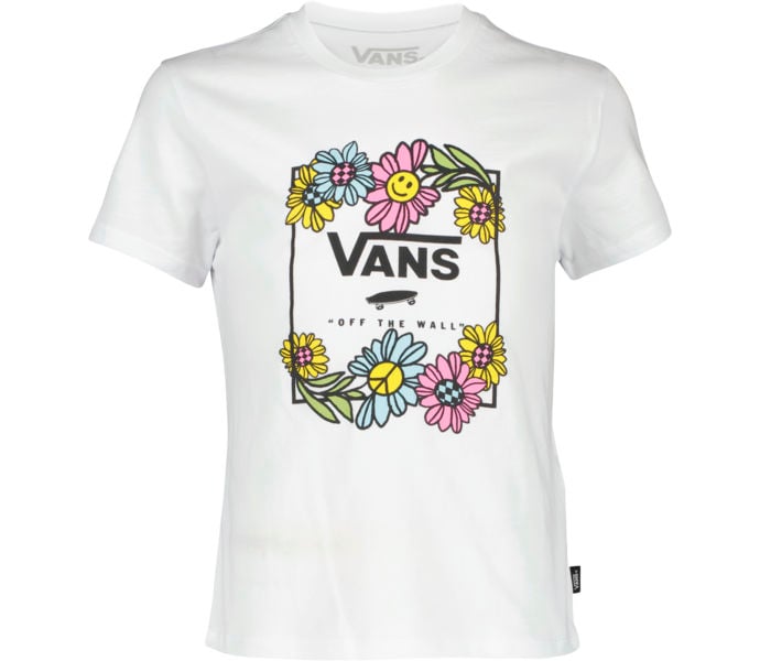 Vans Elevated Floral Crew JR t-shirt Vit