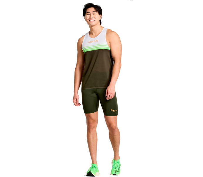 Saucony ELITE SINGLET Löparlinne Flerfärgad