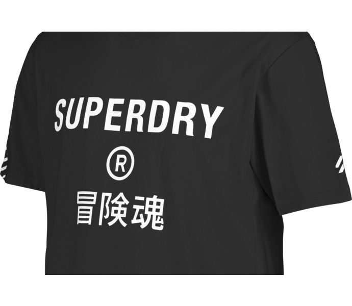 Superdry Code Core Sport t-shirt Svart