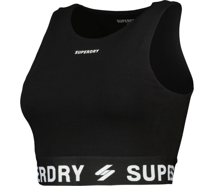 Superdry S Logo sport-BH Svart