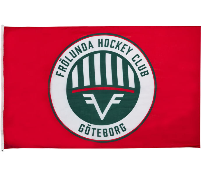 Frölunda Hockey Flaggstångsflagga 240x150cm Röd
